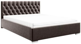 St1 ágyrácsos ágy, sötétbarna (160 cm)