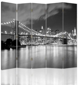 Gario Paraván Brooklyn híd panorámája Méret: 180 x 170 cm, Kivitelezés: Klasszikus paraván