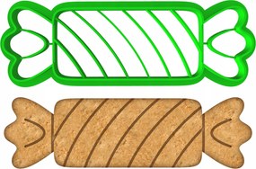 Mézeskalács lyukasztó keksz édesség Zsíros Csütörtök Candy 10cm