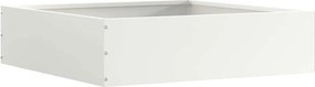 vidaXL Fűszegélyezés Fehér 50 x 50 x 13 cm Acél