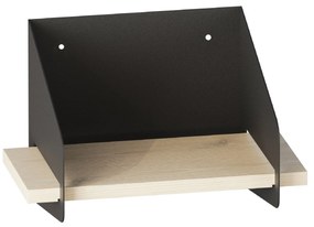 Fali polc Short Arm - Fekete