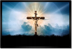 Poszterek keretben 60x40 Krisztus keresztre feszítése