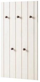 Fehér borovi fenyő előszoba bútor 55x100x2 cm Anita – Støraa