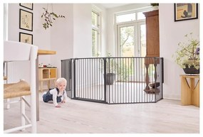Univerzális baba biztonsági rács BabyDan CombiFit XL, fekete