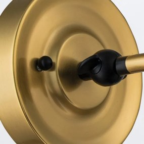 Elstead PV1-AB-MB - PROVENCE fali lámpatest 1xE27/60W/230V arany/fekete