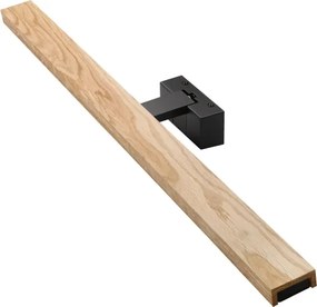 BRILAGI - LED fürdőszobai tükörvilágítás 3 az 1-ben WOODY MIRROR LED/15W/230V IP44 fekete/tölgy