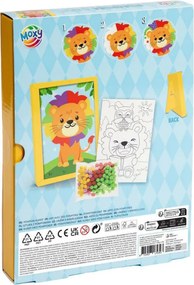 Oroszlán Colorful pom pomos kreatív szett