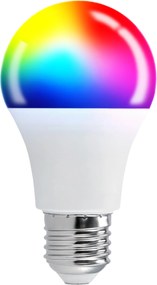 Led izzó E27 Rgb Cct Fehér WiFi Tuya Smart 806lm Rgbw 220-240V 9W