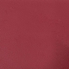 Kerekes Étkező Székek 2 pcs bordó 58 x 65 x 98 cm Műbőr