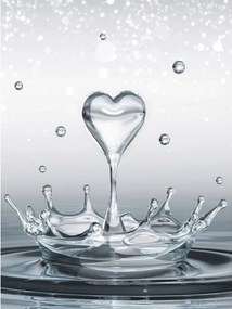 Fotótapéta Víz szíve Szerelem vinil absztrakt finomság 184x254 +ragasztó