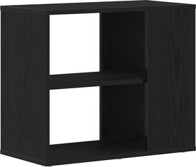 vidaXL Széf fiókkal Fekete tölgy 60 x 30 x 50 cm Faanyag