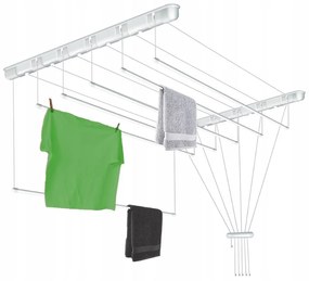 Erga Erga, mennyezeti akasztó ruhaszárításhoz 6x130 cm, fehér, ERG-SEP-10SUSSUF6PP13