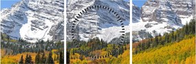 Kép - Maroon Peak (órával) (90x30 cm)