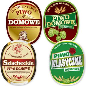 50x Öntapadós Címkék palack matricák alkohol sör