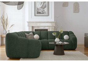 Sötétzöld sarokkanapé Shell – Miuform