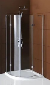 Gelco Legro íves zuhanykabin két nyíló ajtóval 90x90 cm