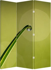 Paraván - Víz csepp a fűben (126x170 cm)