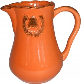 Kerámia kancsó narancssárga Dekorációs Kancsó