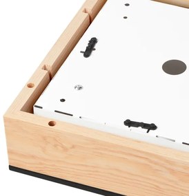 Mennyezeti lámpa NATURAL SQUARE 2xE27/15W/230V 31x31 cm fenyő/fekete