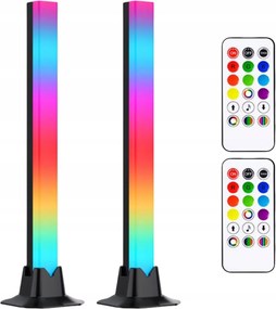 Rgb Led fényfüzér, 2 db 32cm-es Rgb fényfüzér szett