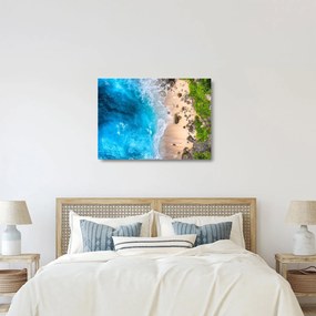 Kép - Tengerpart Indonéziában (üvegen) (70x50 cm)