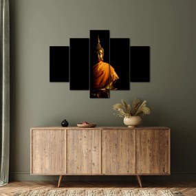 Kép - Arany Buddha szobor (150x105 cm)