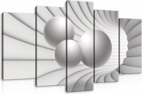 Vászonkép Loft Gömbök 5 Részes Nagy Vászon Fal Hálószoba Nappali 100x60