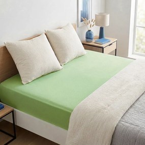 de pat 4Home jersey lepedő zöld, 90 x 200 cm