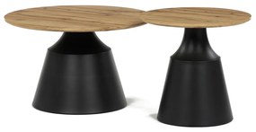 F4150 ART konferenciaasztal-készlet, tölgyfa, 2 db