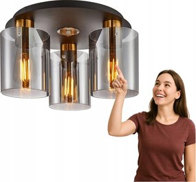 Mennyezeti lámpa Sardo SPL-5581-3SC-BRO-SG Italux