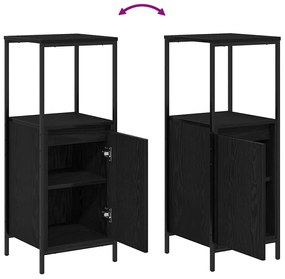 Fürdőszoba bútor szett 3 pcs Musta tammi 90 x 34.5 x 60 cm