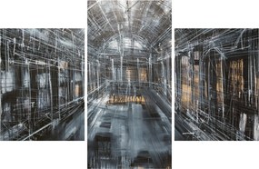Egy régi épület belsejének képe (90x60 cm)