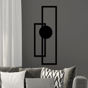 Fém fali dekoráció, 32×85 cm