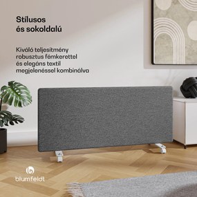Blumfeldt ThermaTouch konvektor, 2 000 W, elegáns kialakítás, érintéses vezérlés, 20 m²-ig