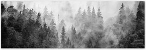 Fotótapéták 312x104 Tájkép Szürke Hegyek Köd