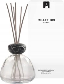 Clear Black Marble Glass Millefiori Milano Air Design aroma diffúzor