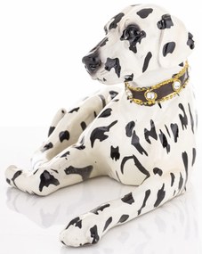 Figura Dalmata Műanyag Fekete, Fehér 14x31x15cm