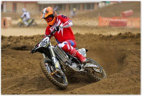 Poszterek 120x80 Motocross Motorkerékpár Motor