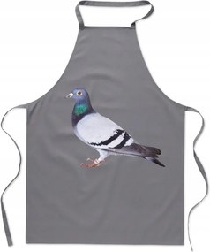 Konyhai kötény Galamb Galambász Ajándék Galambásznak Divatos Nyomtatás