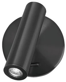 NOVALUCE-8140523 LAREDO Fekete Színű Fali Lámpa LED 3W IP20