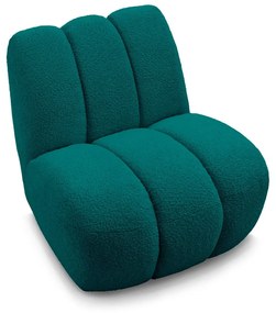 Türkiz buklé fotel Janissaire – Bobochic Paris