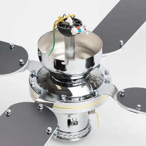 ZEVENTI - Mennyezeti ventilátor NAVAGIO 1xE27/60W/230V fekete/fehér