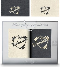 Fürdőlepedő Szett Ajándék Nagypapa Nagymamájának Koney Dobozban