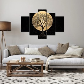 Kép – Fa arany teliholdban I. (150x105 cm)