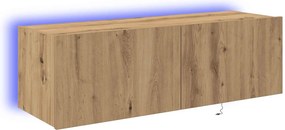 vidaXL TV Fali Szekrény Artisan tölgy 100 x 35 x 31 cm Faanyag
