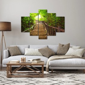 Kép - Lépcsők a természetben (150x105 cm)