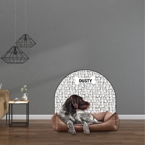 PIPPER. Védő textil falmatrica – Ív – Kutyák Méret: 83x60cm, Indíték: névvel