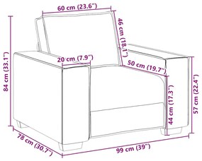 sötétzöld szövet kanapéfotel 60 cm