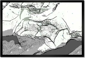 Poszterek keretben 60x40 Absztrakt Természetes mousse