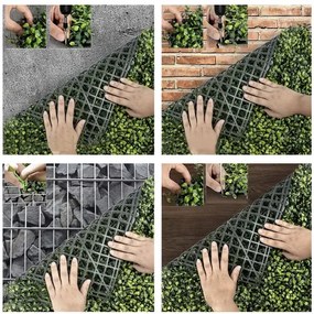 Mesterséges buxus sövény 60×40 cm